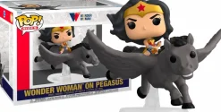 Wonder Woman - Wonder Woman with Pegasus 80th Anniversary Pop! Rides Vinyl Figure