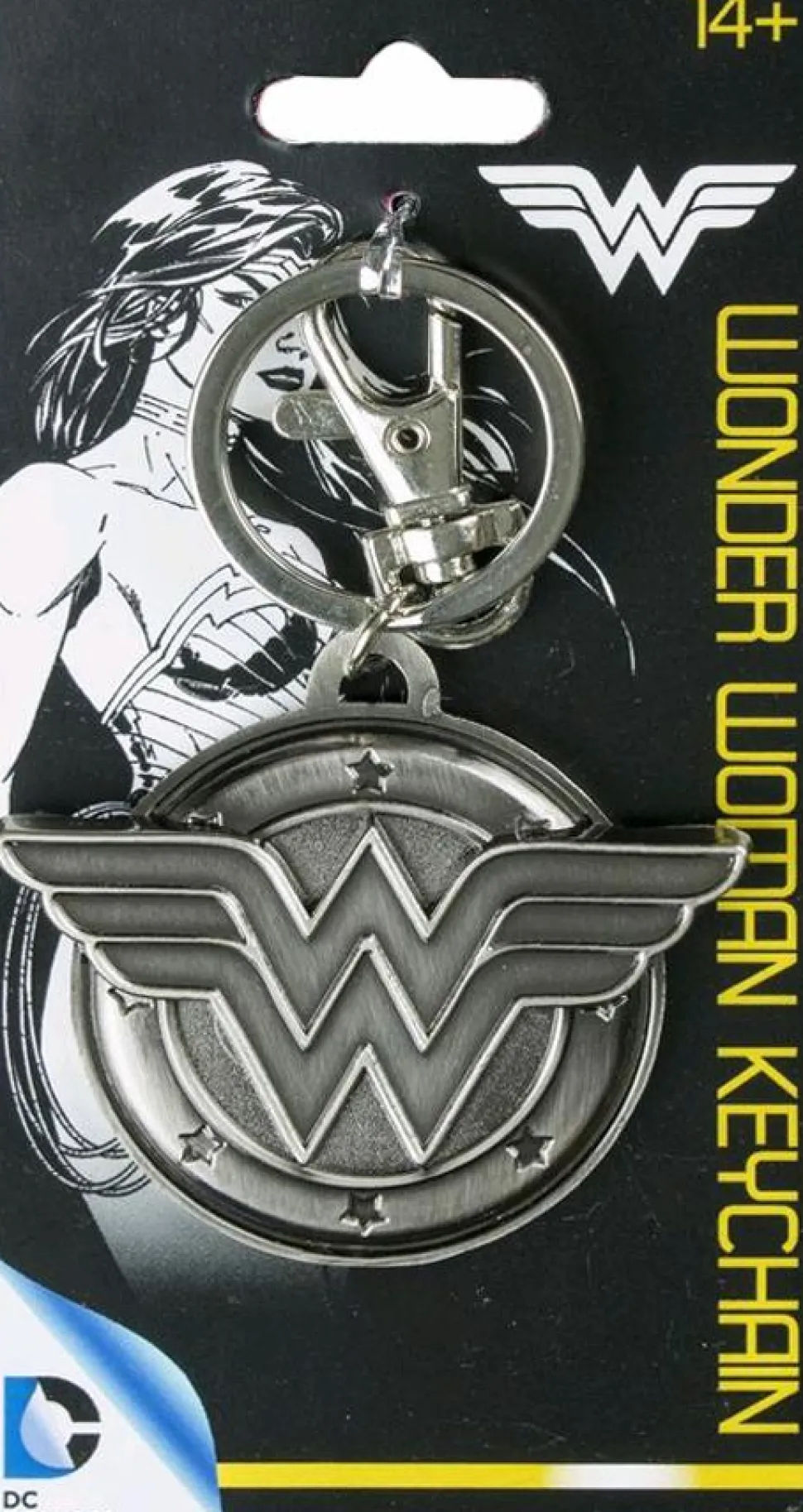 Wonder Woman - Wonder Woman Logo Pewter Keychain