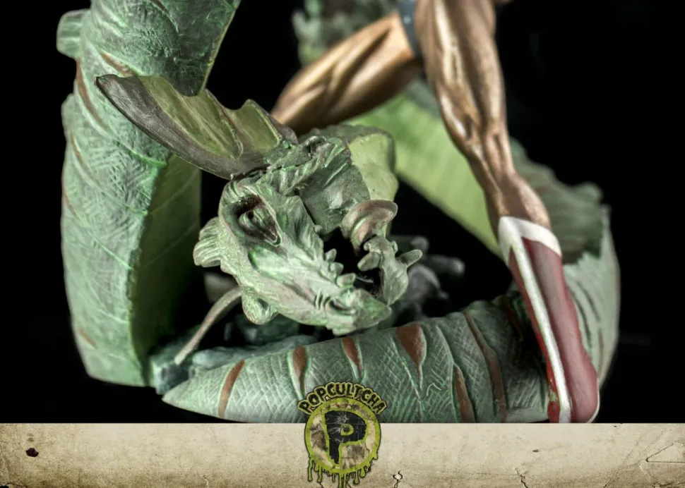 Wonder Woman - Wonder Woman vs Hydra Mini Patina Statue