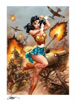 Wonder Woman - Wonder Woman #750: WWII Fine Art Print by J. Scott Campbell & Sabine Rich