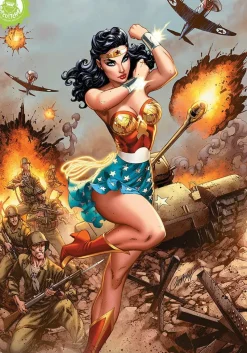 Wonder Woman - Wonder Woman #750: WWII Fine Art Print by J. Scott Campbell & Sabine Rich