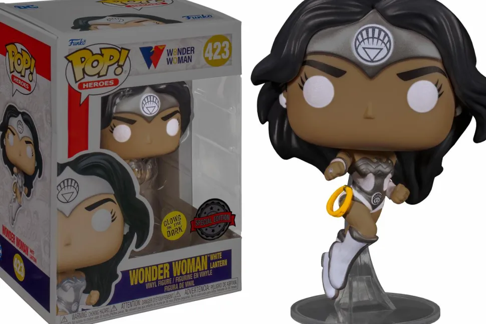 Wonder Woman - Wonder Woman White Lantern 80th Anniversary Glow in the Dark Pop! Vinyl Figure