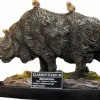 Wonders of the Wild - Elasmotherium Rhino (Black Version) 5” Statue