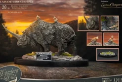 Wonders of the Wild - Elasmotherium Rhino (Black Version) 5” Statue