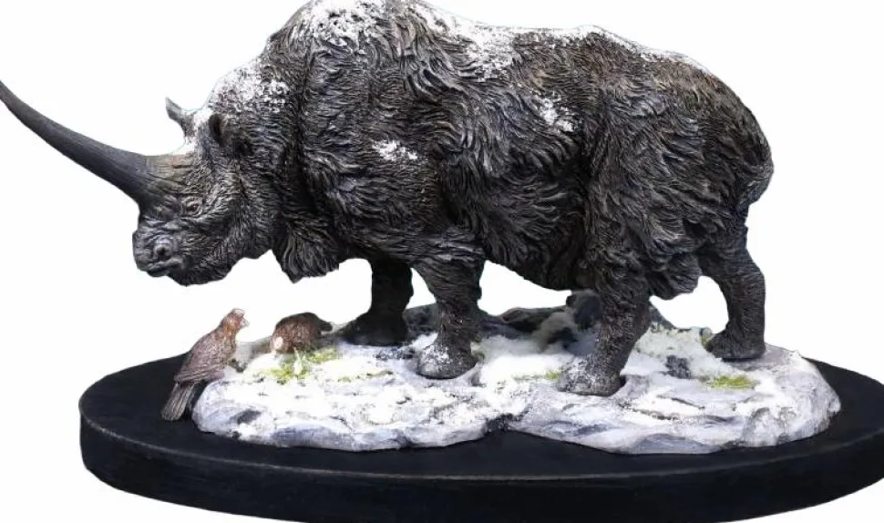Wonders of the Wild - Elasmotherium Rhino (Winter Version) 5” Statue