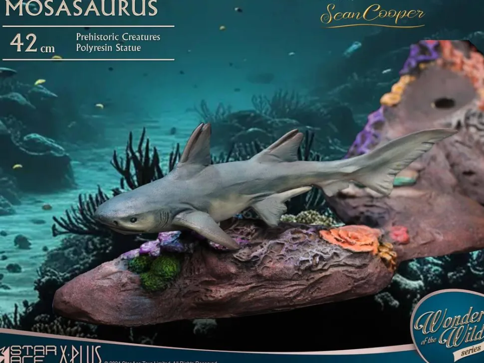 Wonders of the Wild - Mosasaurus Deluxe 16" Statue