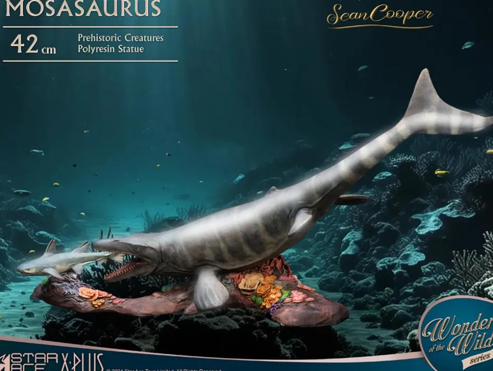 Wonders of the Wild - Mosasaurus Deluxe 16" Statue