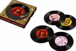Woodstock - Vinyl Record Coasters 4-Pack