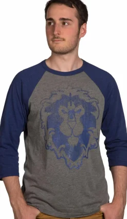 World of Warcraft - Alliance 3/4 Sleeve Male Raglan Shirt