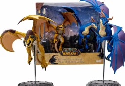 World of Warcraft - Bronze Proto-Drake & Blue Highland Drake 1/12 Scale Posed Figure 2-Pack