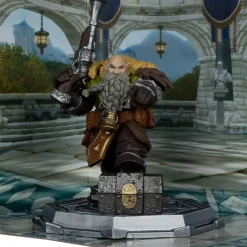 World of Warcraft - Dwarf Hunter Beast Master & Dwarf Hunter Marksman 1/12th Scale Posed PVC Figure