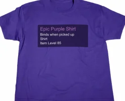 World of Warcraft - Epic Purple Male T-Shirt
