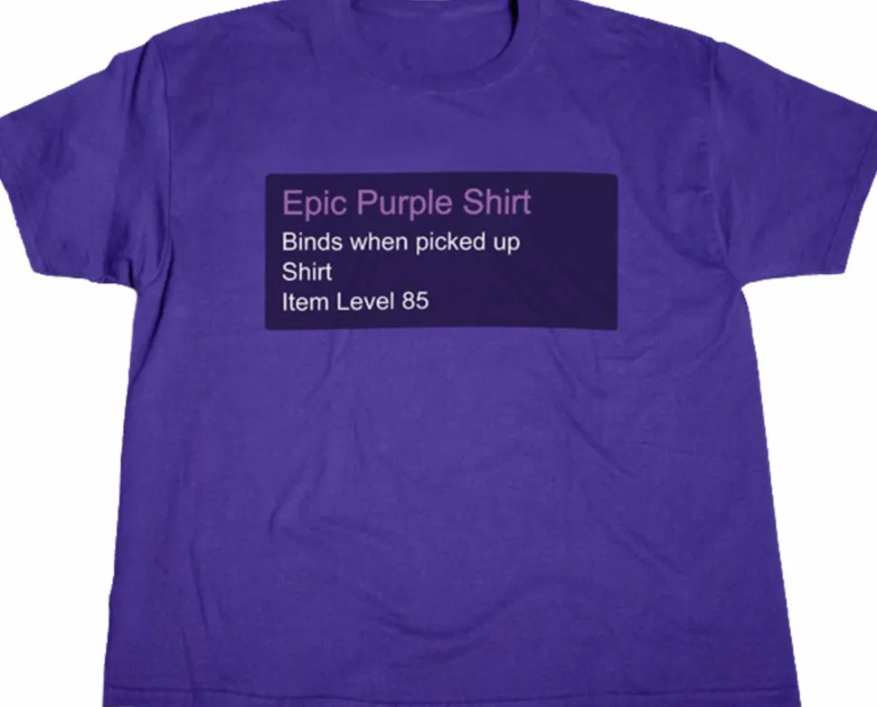 World of Warcraft - Epic Purple Male T-Shirt