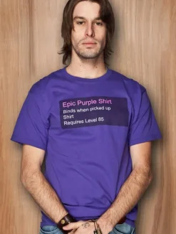 World of Warcraft - Epic Purple Male T-Shirt