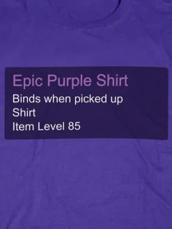 World of Warcraft - Epic Purple Male T-Shirt