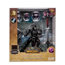 World of Warcraft - Human Warrior & Human Paladin (Epic) 1/12th Scale Posed Figure