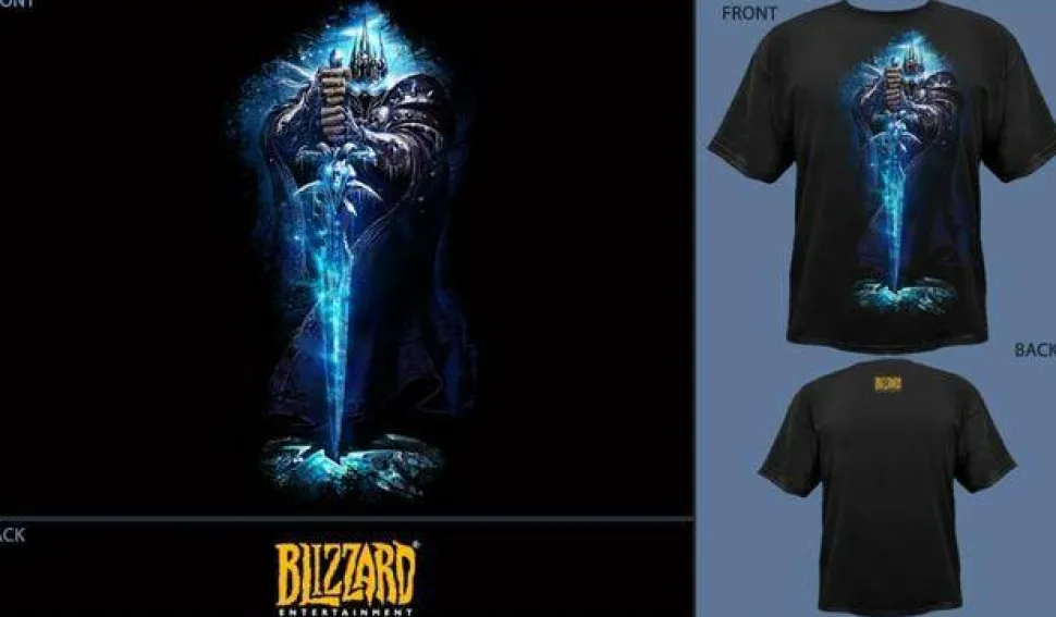 World of Warcraft - Lich King Arthas Male T-Shirt