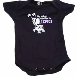 World of Warcraft - My Other Stroller is [EPIC] Baby Jumpsuit/Onesie
