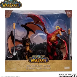 World of Warcraft - Red Highland Drake & Black Proto-Drake 1/12 Scale Posed Figure 2-Pack