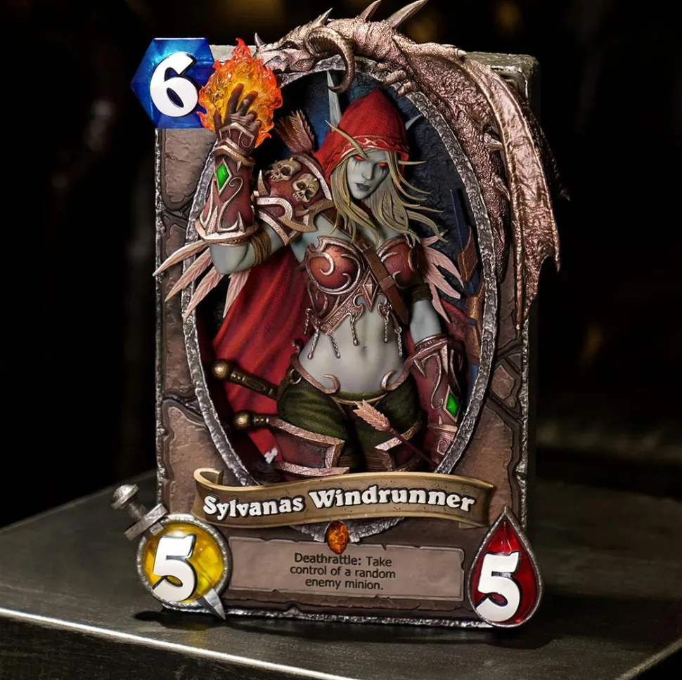 World of Warcraft - Sylvanas 3D Art Frame 12" Statue