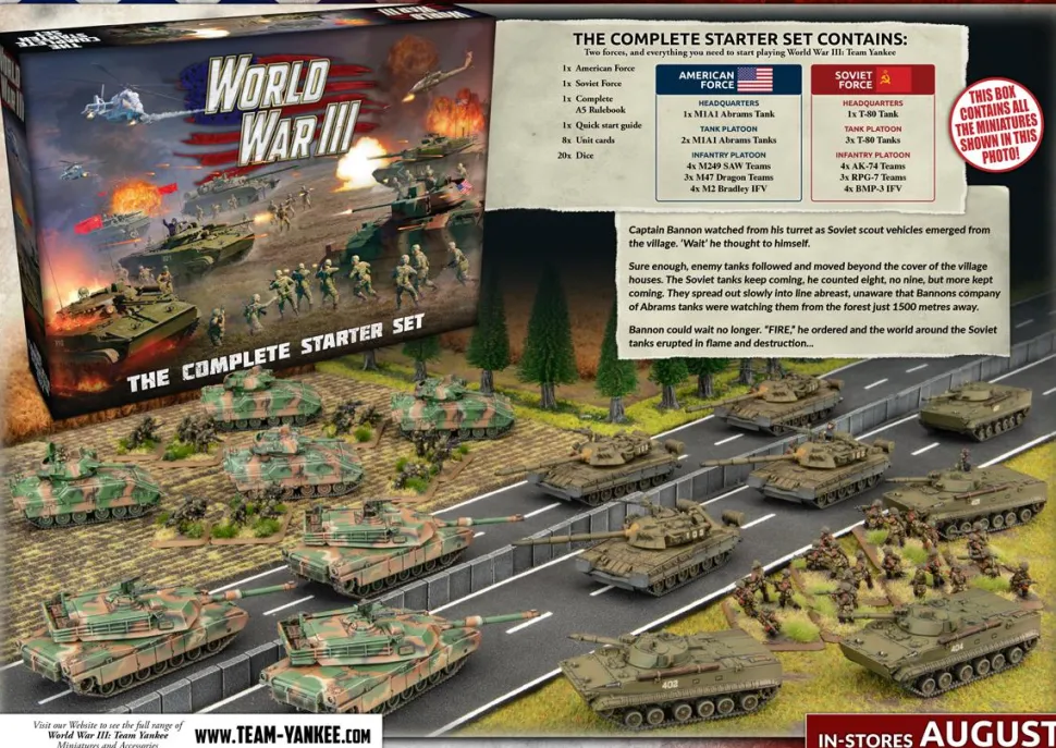 World War III - The Complete Starter Set Miniatures Board Game