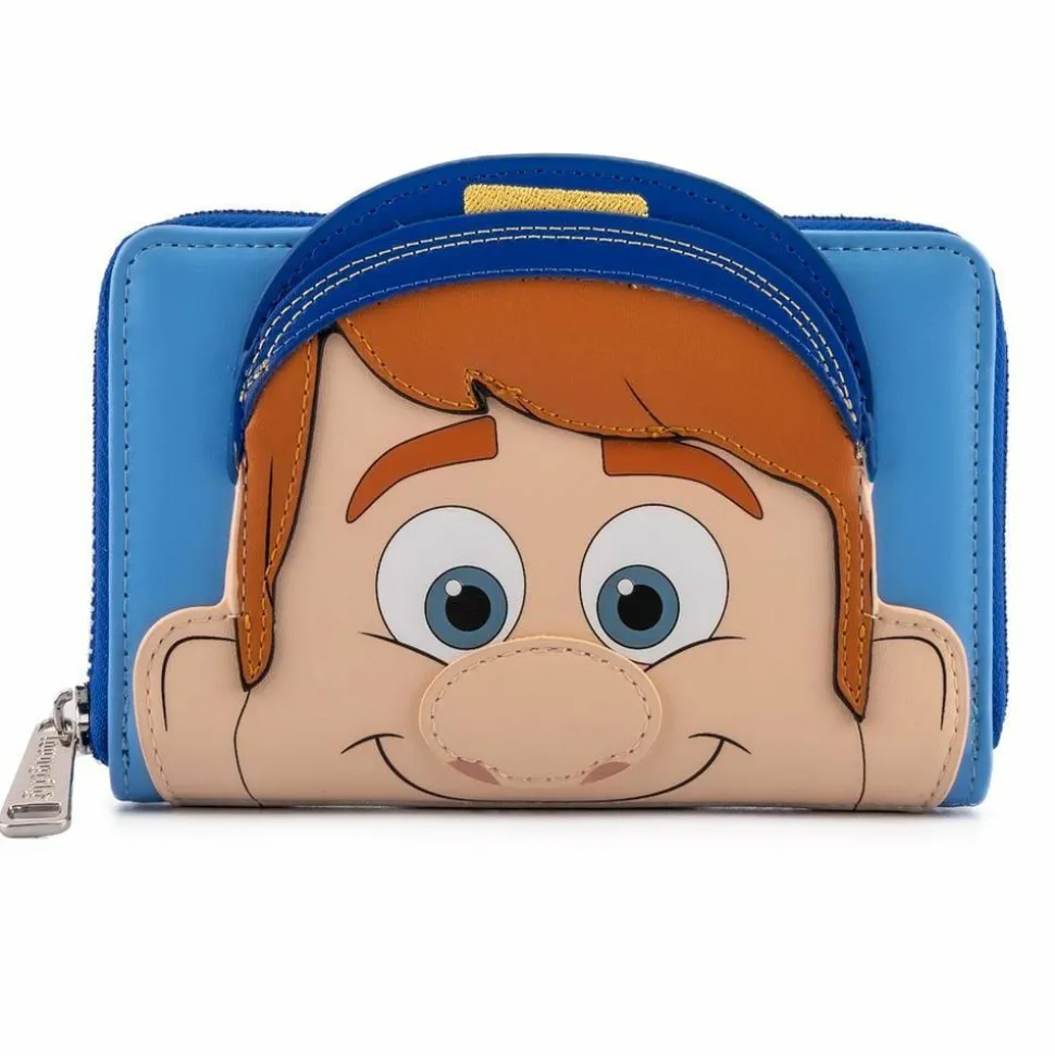 Wreck-It Ralph - Fix-It Felix 4” Faux Leather Zip-Around Wallet