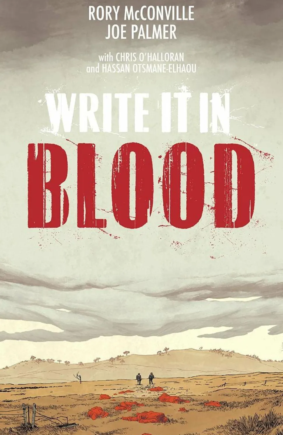 Write It In Blood by Rory McConville Trade Paperback Book