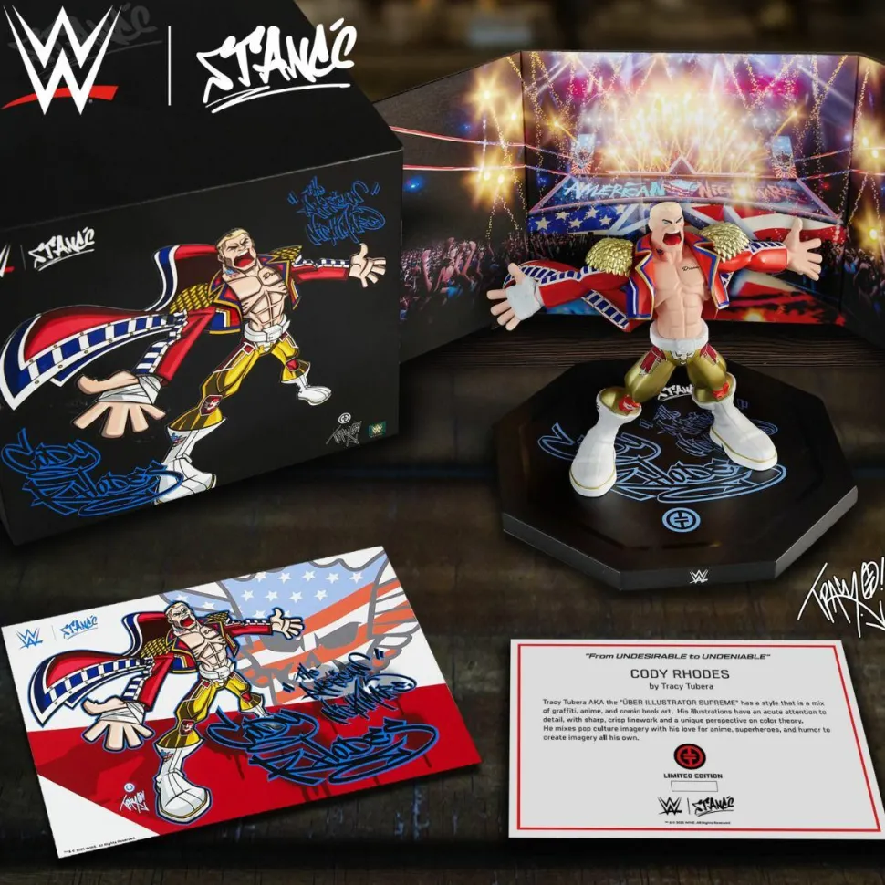 WWE - "American Nightmare" Cody Rhodes Special Edition 8.5" Vinyl Figure by Tracy Tubera