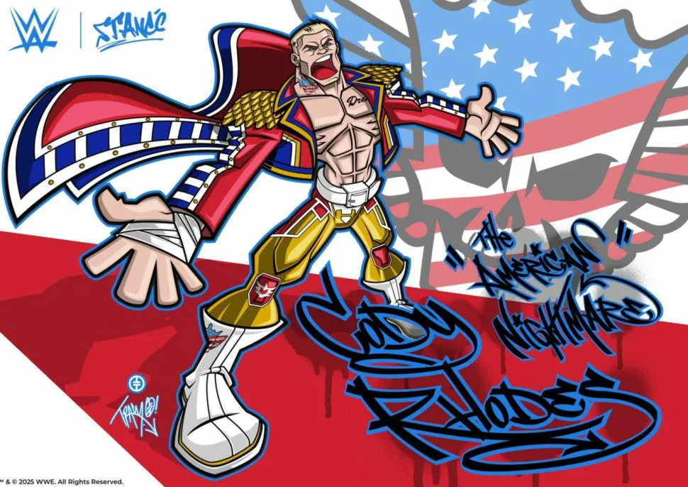 WWE - "American Nightmare" Cody Rhodes Special Edition 8.5" Vinyl Figure by Tracy Tubera