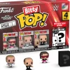 WWE - Bret “Hit Man” Hart, Shawn Michaels, “Mean” Gene Okerlund & Mystery Bitty Series 01 Pop! Vinyl Figure 4-Pack