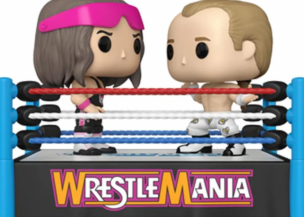 WWE - Bret “Hit Man” Hart vs. Shawn Michaels Wrestlemania XII Pop! Moment Vinyl Figure 2-Pack