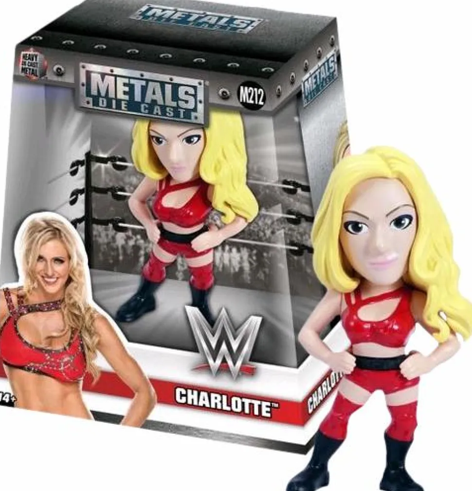 WWE - Charlotte 4” Metals Die-Cast Action Figure