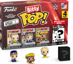 WWE - Dusty Rhodes, Jerry Lawler, Ricky “The Dragon” Steamboat & Mystery Bitty Series 02 Pop! Vinyl Figure 4-Pack