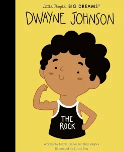 WWE - Dwayne "The Rock" Johnson Little People, Big Dreams Hardcover Book