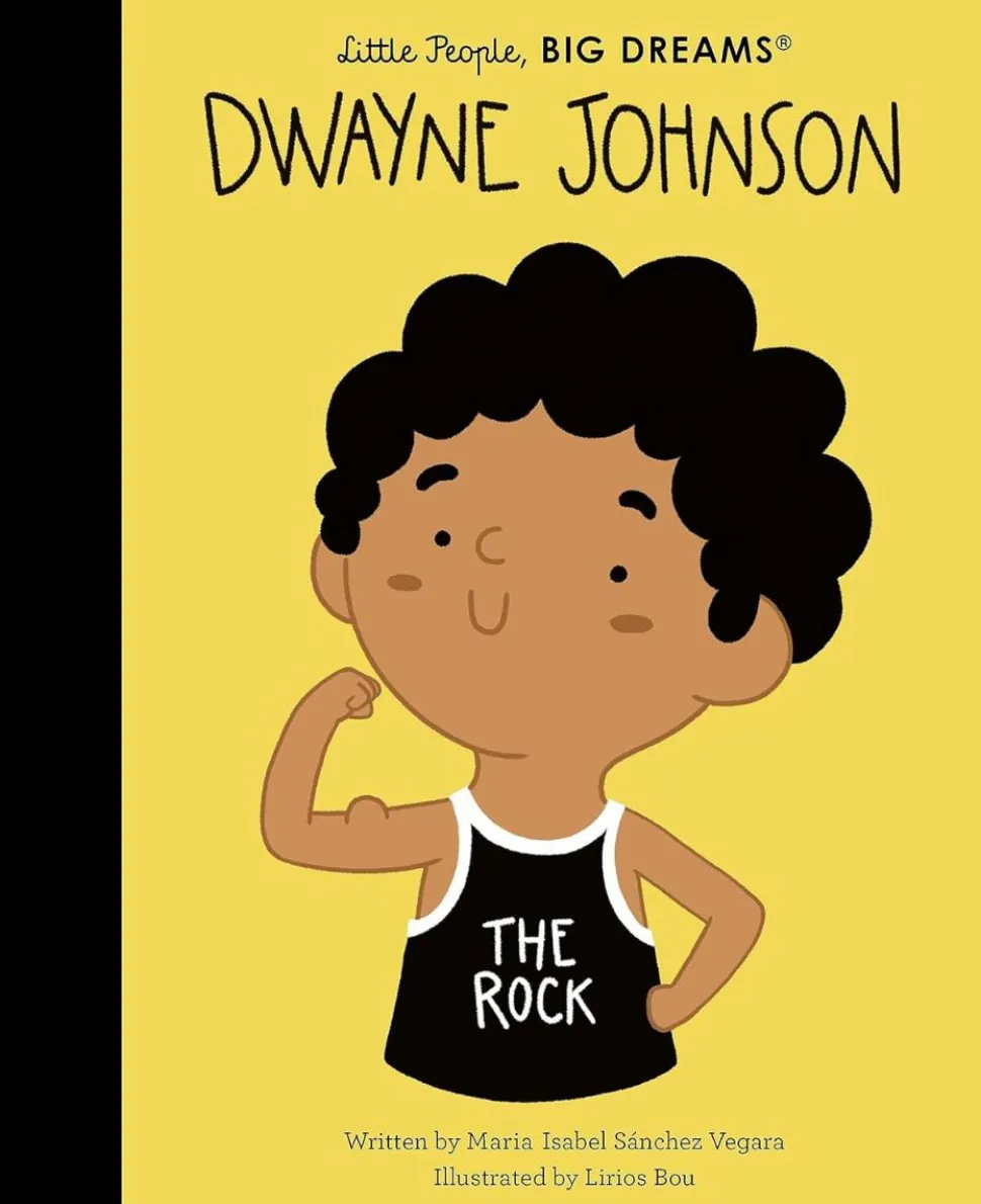 WWE - Dwayne "The Rock" Johnson Little People, Big Dreams Hardcover Book