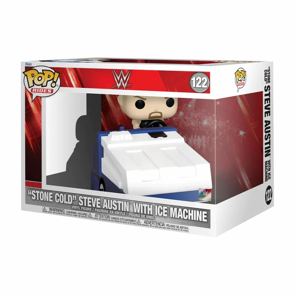 WWE - "Stone Cold" Steve Austin with Ice Machine Pop! Rides Vinyl Figure