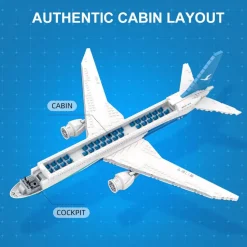 XiamenAir - Boeing 787-9 Dreamliner Building Block Construction Set (745 Pieces)