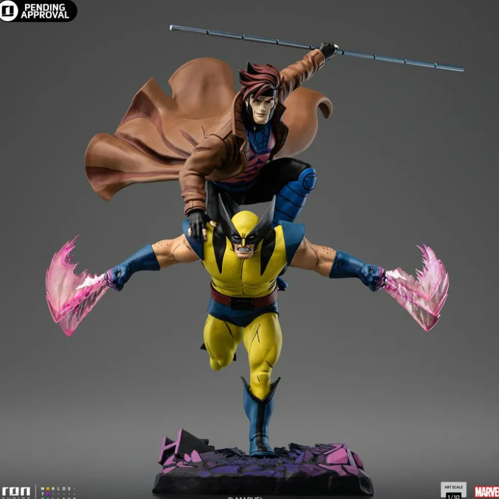 X-Men '97 (2024) - Gambit & Wolverine Deluxe 1/10th Scale Statue