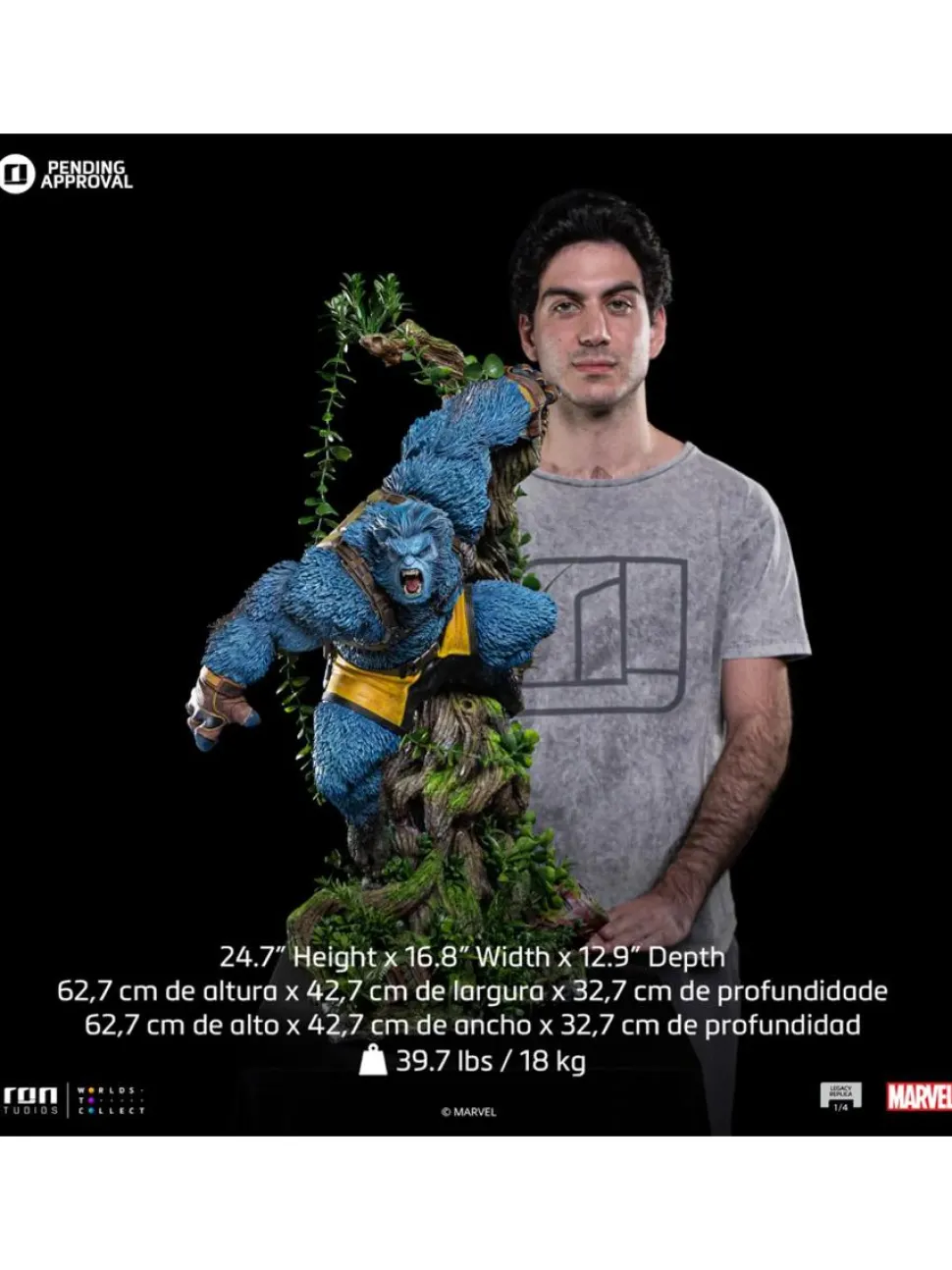 X-Men - Beast 1/4th Scale Statue
