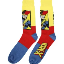 X-Men - Classic Characters Colorblock Crew Socks 5-Pack (One Size)