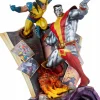 X-Men - Colossus & Wolverine: The Fastball Special 18" Statue