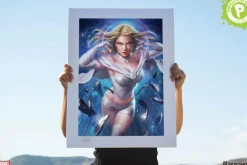 X-Men - Emma Frost Premium Art Print by Ian MacDonald