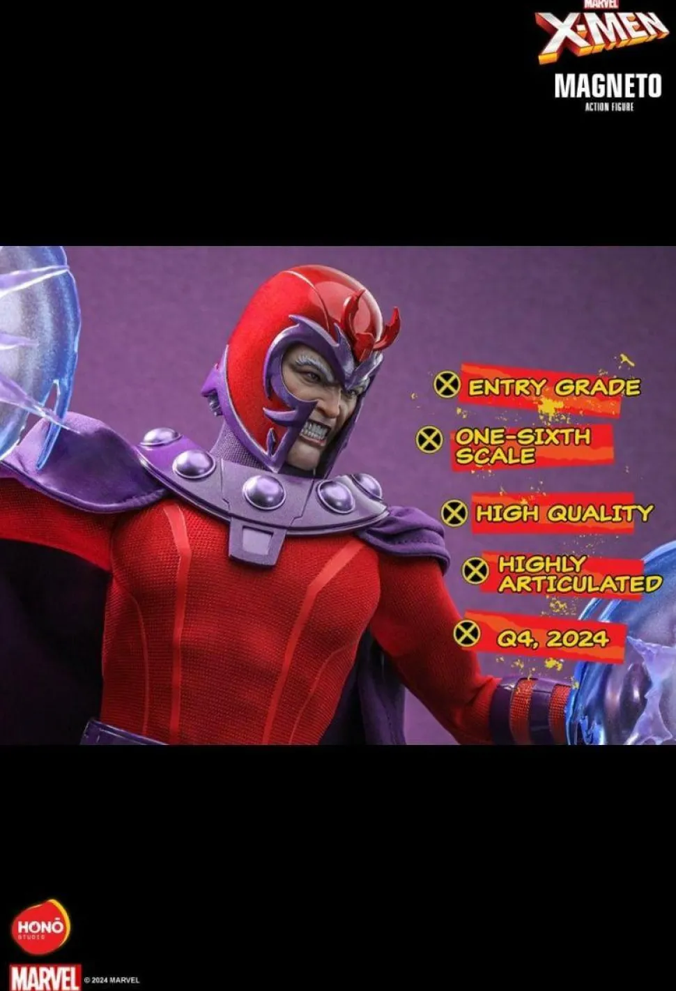 X-Men - Magneto 1/6th Scale Action Figure by Hono Studio