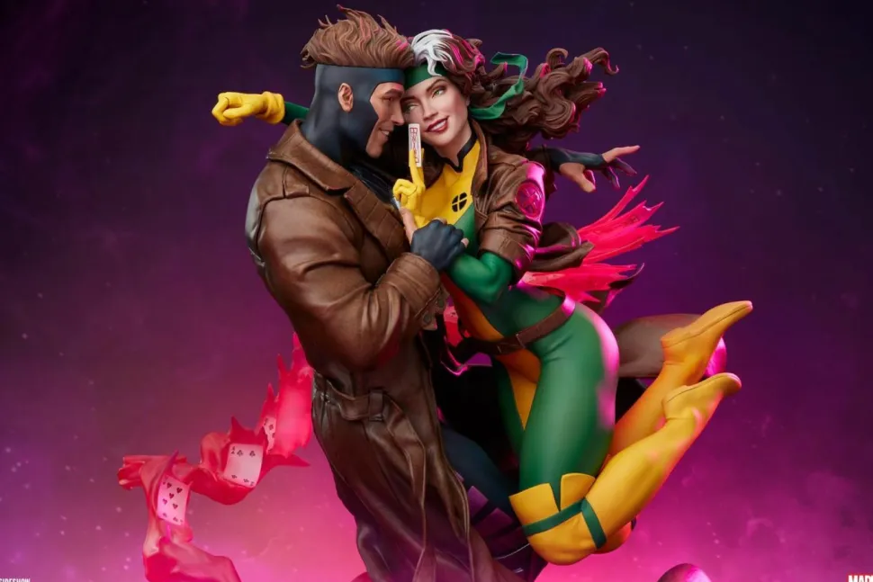 X-Men - Rogue & Gambit 18" Statue
