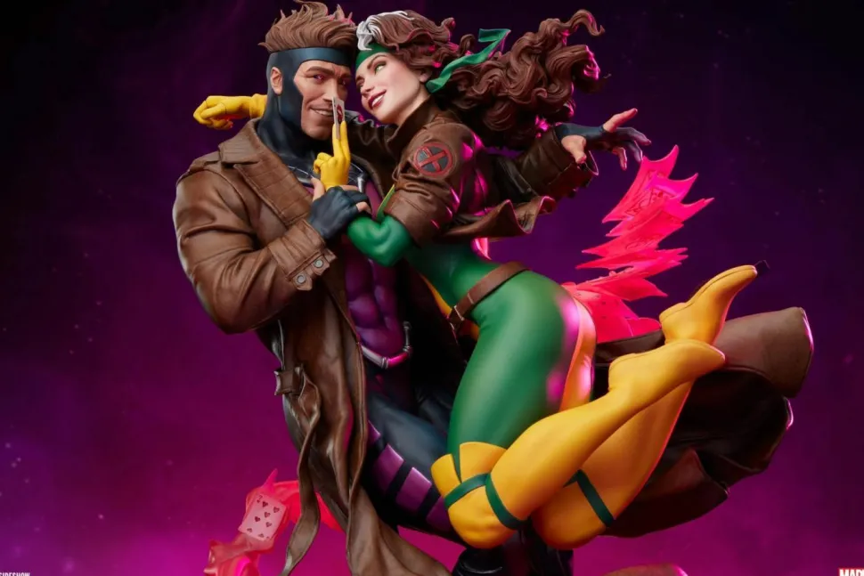 X-Men - Rogue & Gambit 18" Statue