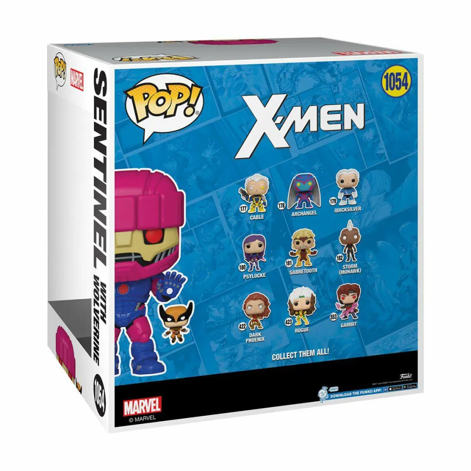 X-Men - Sentinel with Wolverine 10” Jumbo Pop! Vinyl Figure