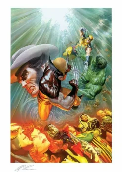 X-Men - The Death of Wolverine Art Print by Alex Ross