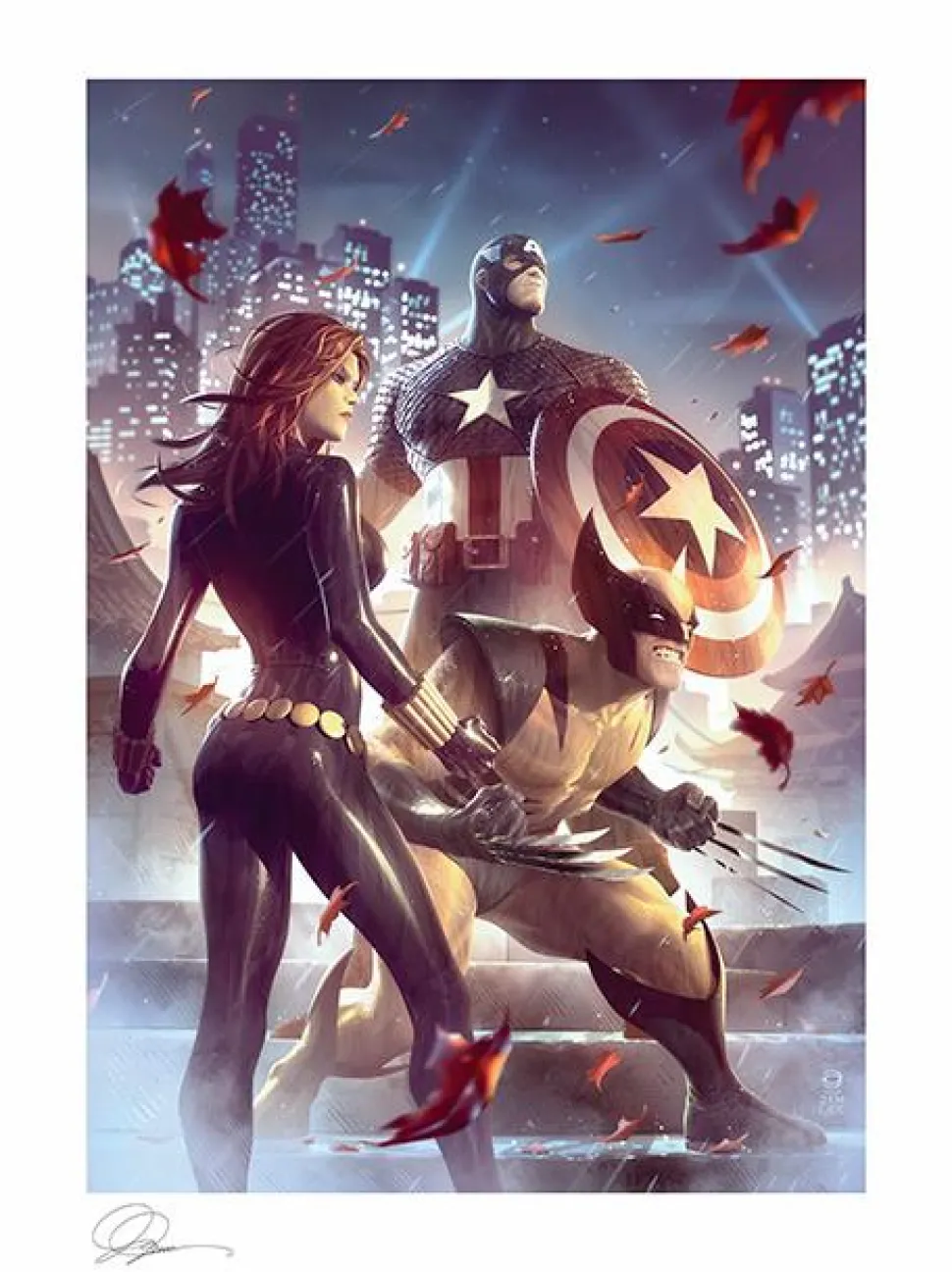 X-Men - Uncanny X-Men Fine Art Print by Alex Garner