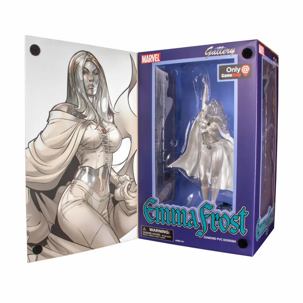 X-Men - White Queen Emma Frost Marvel Gallery 9” PVC Diorama Statue