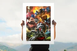 X-Men - Wolverine & Colossus: Fastball Special! Fine Art Print by Derrick Chew